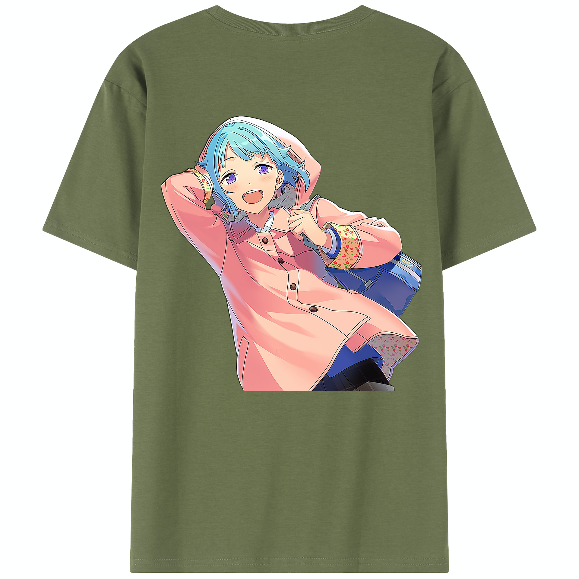 （画像用） あんさんぶるスターズ! Ensemble Stars 綿100％半袖Tシャツ（背面プリント）